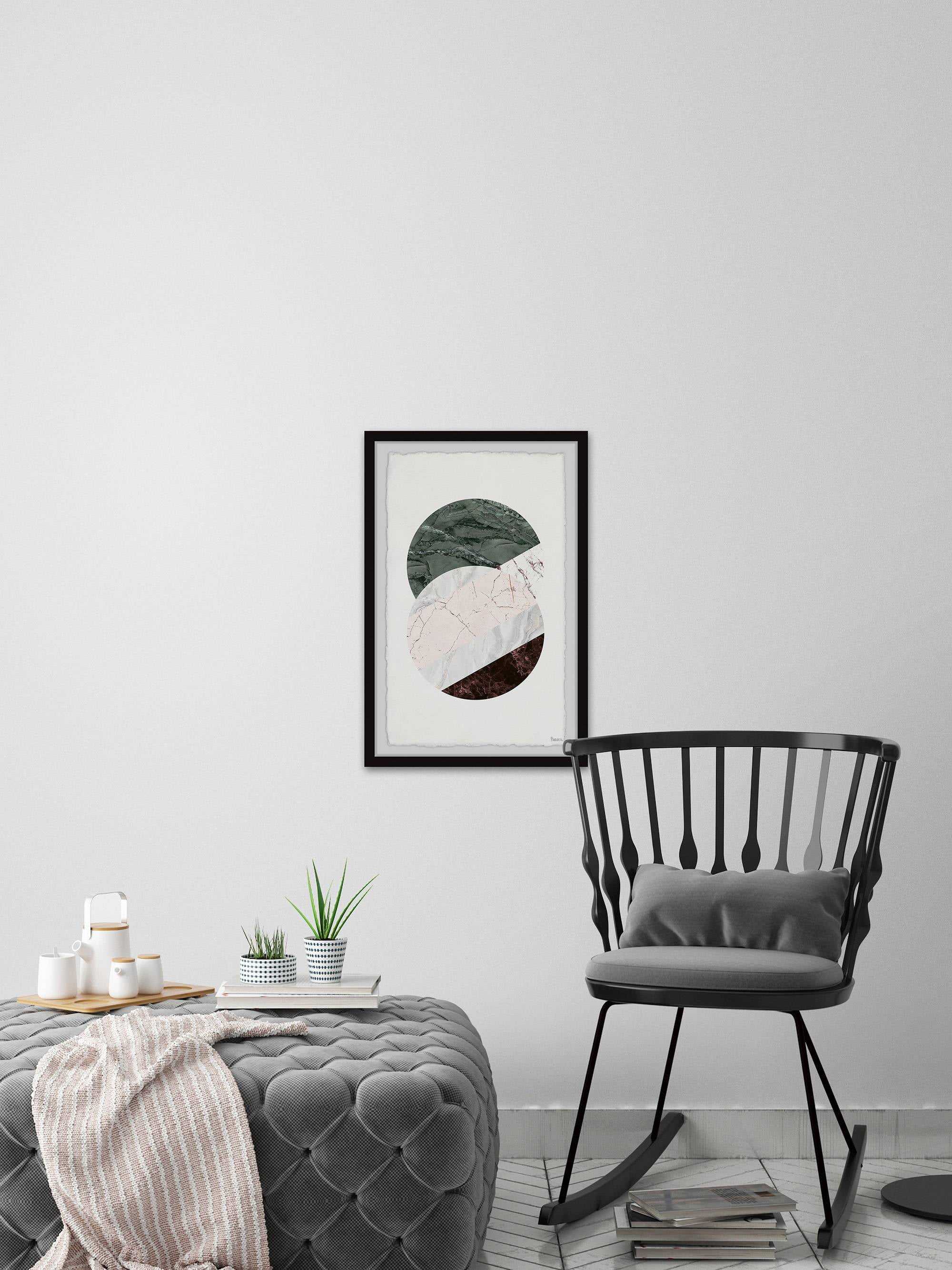 Parvez Taj "Round Marbles" Framed Painting Print