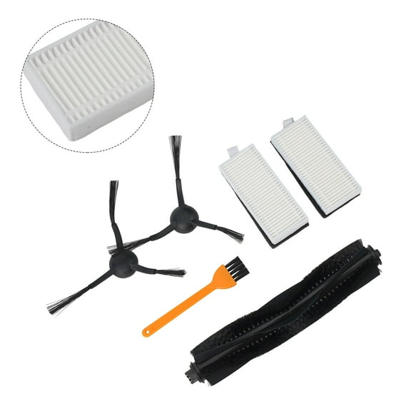 For Tikom G7000 G6000 Spare Parts Set Main Brush Side Brush Filter Vacuum Robot A Laisenwei