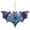 C, variant on Binwennn Cute Pendant Jewelry Cute Bat Acrylic Flat Pendant 2D Room Decoration Mini Decoration Pendant Party Supplies Cookie Christmas Ornament 12 Days of Christmas Vintage Stained Glass Window