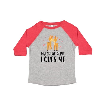 

Inktastic My Great Aunt Loves Me Gift Toddler Boy or Toddler Girl T-Shirt