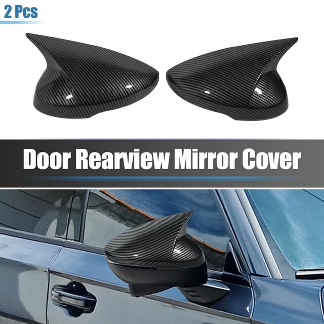 TopOne 1 Pair Door Rearview Mirror Cover Anti-scratch Back Trims Exterior Parts Compatible for Civic 22 11th Generation