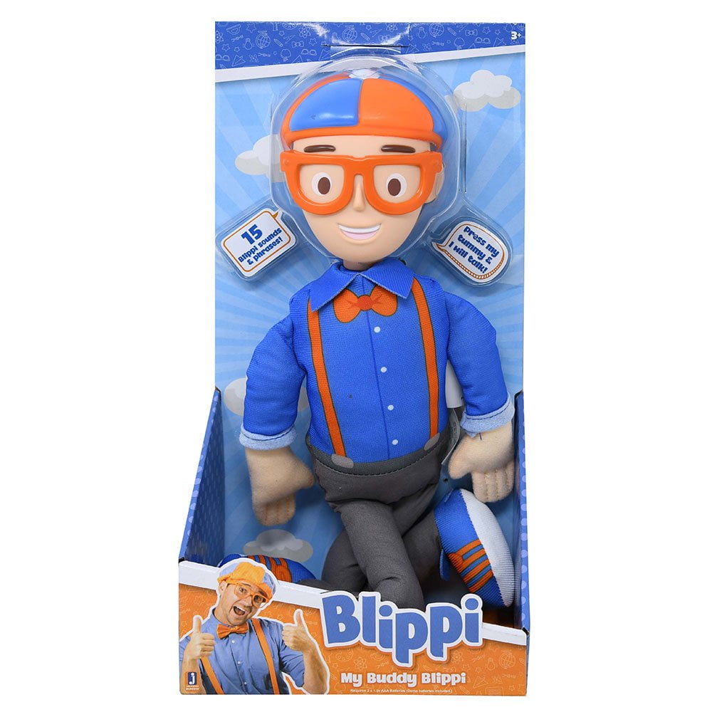 Blippi Feature Plush My Buddy Blippi with sound effects