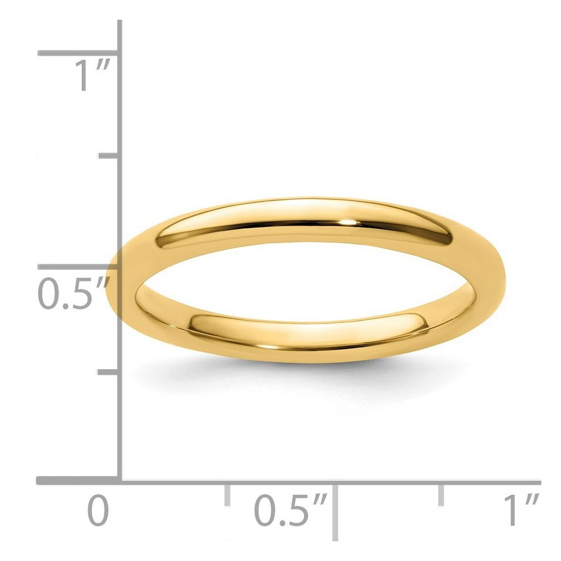925 Sterling Silver Stackable Gold Plated Polished Ring Size 5 Stackable Ring for Women - 2.3 Grams