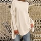 thumbnail image 1 of Puntoco Mujeres Moda Sólido Básico Casual Suelto Jersey Manga Larga Camiseta tops Puntoco Puntoco-1452, 1 of 5