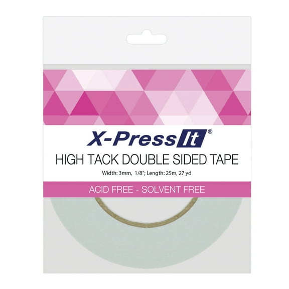 X-Press It Double Sided Tissue Tape, High-Tack, .125" x 27 yds.