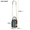 thumbnail image 2 of FORMRS Crossbody Bag for Women Quilted Travel Shoulder Cell Phone Purse with Chain Strap Handbag, Navy Blue Stripes, 2 of 7