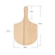 thumbnail image 2 of Tabla de madera para servir pizza Tabla de madera Plato de pizza portátil para, 2 of 10
