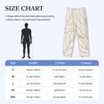 thumbnail image 4 of Lsque Elegant Gold Leaf Pattern Print Men's Pajama Pants, Lounge Pant - Comfortable Home Wear,Elastic Waistband, Stylish Design-Small, 4 of 9