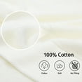 thumbnail image 4 of Unique Bargains 100% Combed Cotton 8 Piece Towel Set Soft 600 GSM Luxury Absorbent Beige, 4 of 8