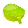 thumbnail image 1 of Lavadora de arroz, colador de quinua, limpieza de frutas y verduras, herramientas de cocina con mango más nuevo, verde, 1 of 7