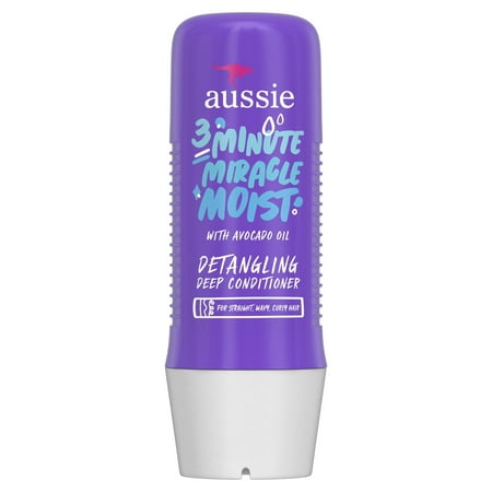 Aussie Miracle Moist Shampoo, Conditioner, & Deep Conditioner Set, Paraben Free, for Dry Hair Types
