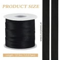thumbnail image 4 of Polyester Piping Ribbon for Garment Accessories Cheongsam Decoration Black 1/2~5/8 inch(14~15mm) about 13.67 Yards(12.5m)/Set, 4 of 6
