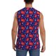 thumbnail image 4 of Balery Cute Crabs Camisetas sin mangas para hombre, absorbe la humedad y protege contra el mal olor.-Small, 4 of 7