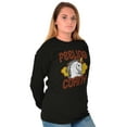 thumbnail image 4 of Feeling Corny Candy Corn Unicorn Women Plus Size Long Sleeve Graphic Tee Brisco Brands 2X, 4 of 5