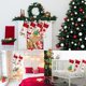 thumbnail image 2 of Juego de 4 medias navideñas, grandes decoraciones navideñas para festivales, adornos navideños clásicos personalizados para Navidad, fiesta, hogar, Nochebuena, 2 of 5