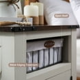 thumbnail image 5 of IFGET Farmhouse Nightstand with Storage Shelves, SideTables with USB for Living Room Bedroom, 5 of 6