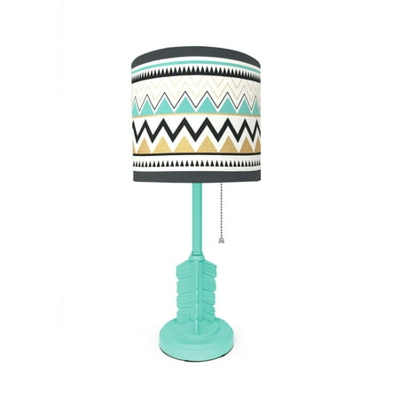 - Mainstays Mint Arrow Lamp