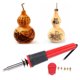 thumbnail image 4 of Juego De Soldador Eléctrico Portátil, Bolígrafo Para Quemar Leña De 40 W Con Múltiples Puntas, Soldador Pequeño Para Grabado En Pirografía, Tallado En Madera, Calabaza De, 4 of 7