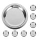 thumbnail image 2 of Bottle Coasters Stainless Steel Cup Mat For Drinks Home Use Kitchen Living Room Round Simple Design 8Pcs, 2 of 4