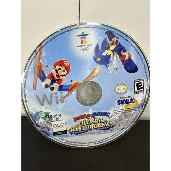 Pre-Owned Mario and Sonic at the Olympic Winter Games - Wii Game Only
