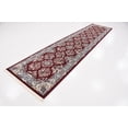 thumbnail image 4 of Rugs.com Rabia Collection Rug – 3' x 13' Runner Burgundy Low Rug Perfect For Hallways, Entryways, 4 of 8