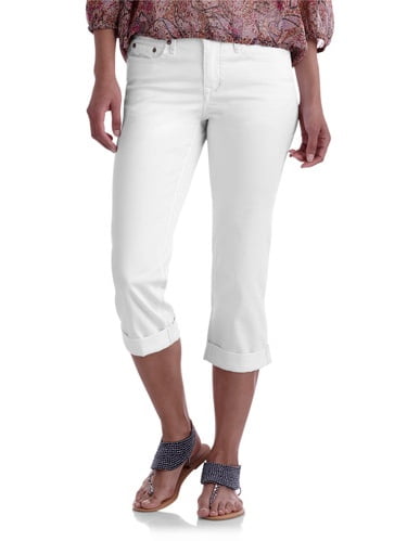 women's capris jeans walmart