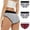 D Wine, variant on Paiwinds Women‘s Comfortable High Waist Cotton Briefs 3 Pack - Skin-Friendly & Breathable Everyday Underwear, Perfect for Casual and Daily Wear
