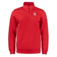 thumbnail image 2 of Unisex Cutter & Buck Red Tacoma Rainiers Clique Lift Eco Performance Half-Zip Pullover Top, 2 of 3