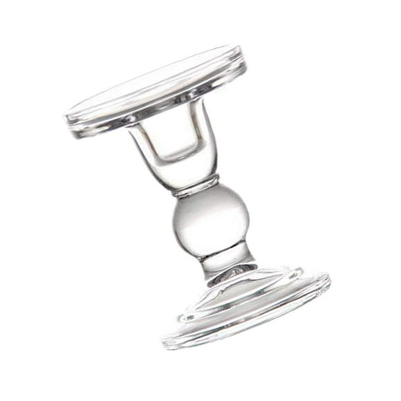 Transparent Glass Candle Holder Candle Stand Candlestick Height 11.5 holder candle stick cm