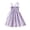 Purple, variant on larppty Toddler Girl Butterfly Print Summer Dress Smocked Crisscross Strap Sundress with Matching Purse Little Girls Casual Dresses(Purple, 6 Years)