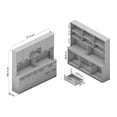 thumbnail image 4 of Cocina Integral Mobi Argelia 1.77 m en color gris con cafe, 4 of 4