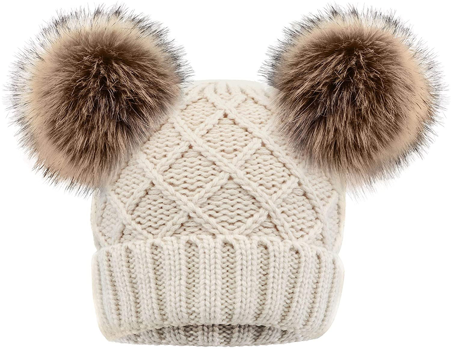 Arctic Paw Women Winter Cable Knit 