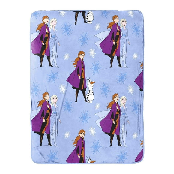 Frozen Boys/Girls Plush Fleece Elsa & Anna Blanket