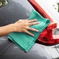 thumbnail image 6 of SupremePlus Premium Huck Towels 15" x 27" Window Commercial Lint-Free Multipurpose 100% Cotton Household Cleaning Cloths & Wipes, Green, 12 Count, 6 of 9