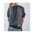 thumbnail image 2 of DEPT Womens 3/4 Sleeve Pullover Blouse, Black, Medium, 2 of 2