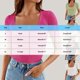thumbnail image 3 of mfyjkho Tops Para Hacer Ejercicio Para Mujer, Camisetas Sin Mangas Informales, Holgadas, Cómodas, De Manga Corta Y Cuello Redondo Para Mujer De Moda De Verano Tops Para Hacer Ejercicio Para Mujer M, 3 of 4