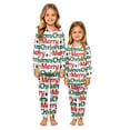 thumbnail image 3 of Lvotionpl 2026 Family Christmas Pajamas Matching Sets, Matching Family Christmas Pjs Long Sleeve Top & Pants Set Matching Holiday Family Pajama Xmas Sets, 3 of 5