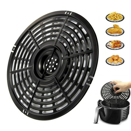 

Dolked Air Fryer Replacement Grill Pan Non-Stick Air Fryer Crisper Pan-7.48inch/ 8.27inch