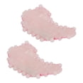 thumbnail image 1 of Facial Stone , 2Pcs Jade Eye  Anti Aging Rose Quartz Puffiness Removal Fatigue Relief  For Massage, 1 of 8