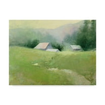 Trademark Fine Art 'Homestead Landscape' Canvas Art by Julia Purinton