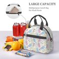 thumbnail image 6 of Goofa Cartoon Bunny Pattern Lunch Bag ,Insulated Lunch Box, Small Leakproof Cooler Food Lunch Containers Reusable High Capacity Lunch Tote Bags, 6 of 8