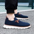 thumbnail image 5 of Tao Tao Breeze Shoes For Men Oxfords Lace-Up Lightweight Casual Walking Shoes Comfortable Dress Shoes For Men Fashion Casual Mesh Shoes Soft Sole Shoes Dark Blue 42, 5 of 5