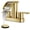 Brushed Gold, variant on 4 Inch Centerset Waterfall Bathroom Sink Faucet Matte Black 2 Handle Deck Mount Vanity Tap