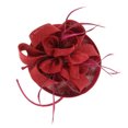 thumbnail image 3 of Sombreros de Cóctel Fascinator de Plumas Nupciales para Mujer Yinane, 3 of 8