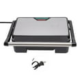 thumbnail image 2 of Panini Maker, Double Sided Heating Panini Press Grill US Plug 110V High Power  for Kitchen for Home for Indoor Barbecue, 2 of 8