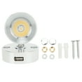 thumbnail image 1 of Lampe de Lecture RV, Port USB Multifonctionnel Lampe de Chevet Murale en Alliage d'Aluminium pour Remorque Chambre Argent Blanc Neutre, 1 of 8