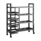 thumbnail image 1 of Estantes de almacenamiento con ruedas Estante organizador de cocina Estante de 4 niveles Cestas para verduras Estante de metal Estantería de metal 90cmx135cm, 1 of 8