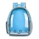 thumbnail image 1 of Wdftyju Portador de viaje para mascotas Cápsula espacial transparente Gato Burbuja Mochila (Azul) Wdftyju 5nm6br1jf2uh9ur5D05, 1 of 9