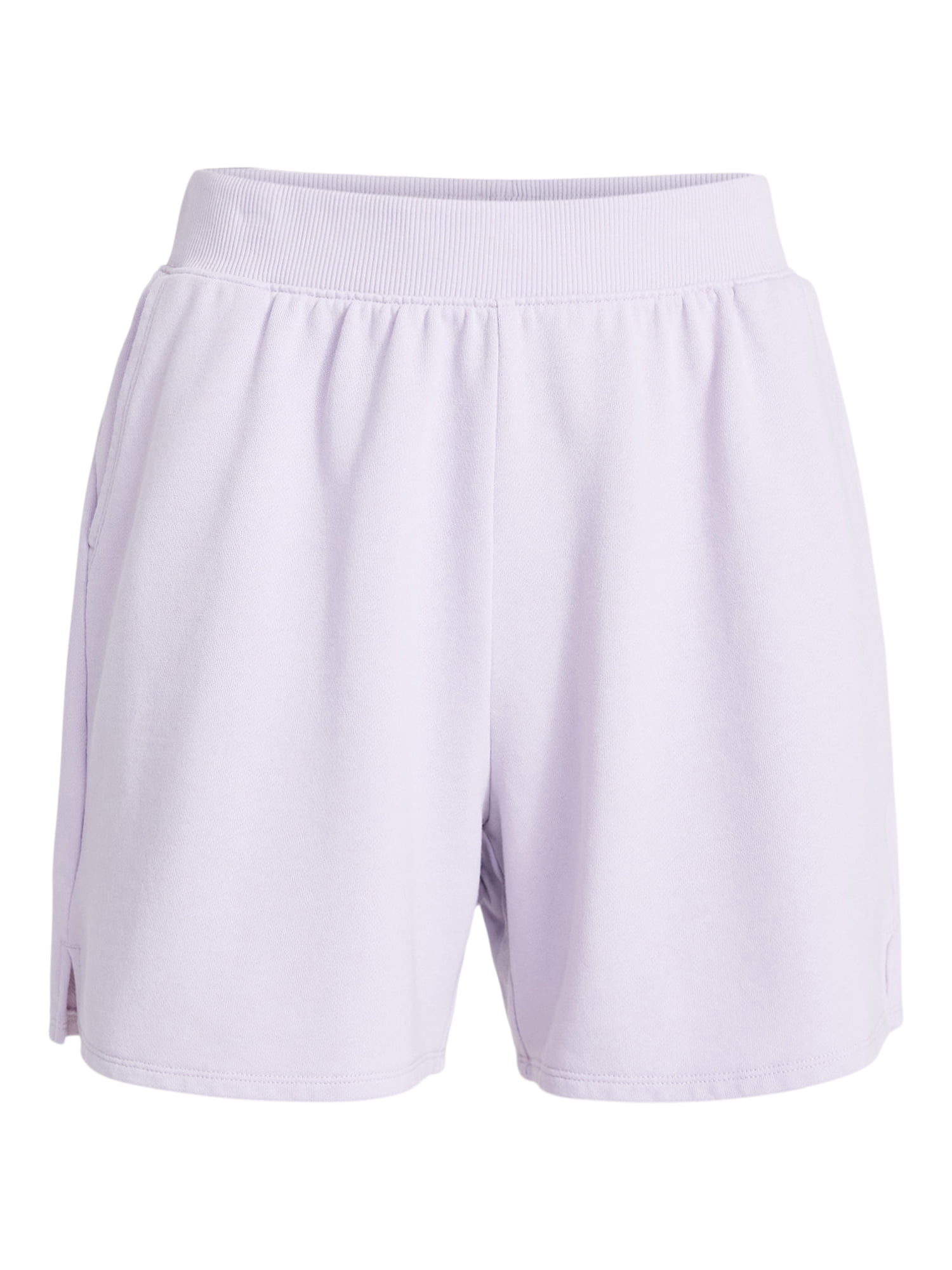 Athletic Works Women's Mineral Wash French Terry Shorts, Sizes XS-4X