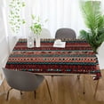 thumbnail image 3 of Yayeee Tablecloths 60" x 108" Rectangle Wrinkle Resistant Party Table Cover, Tribal Geometric, 3 of 8